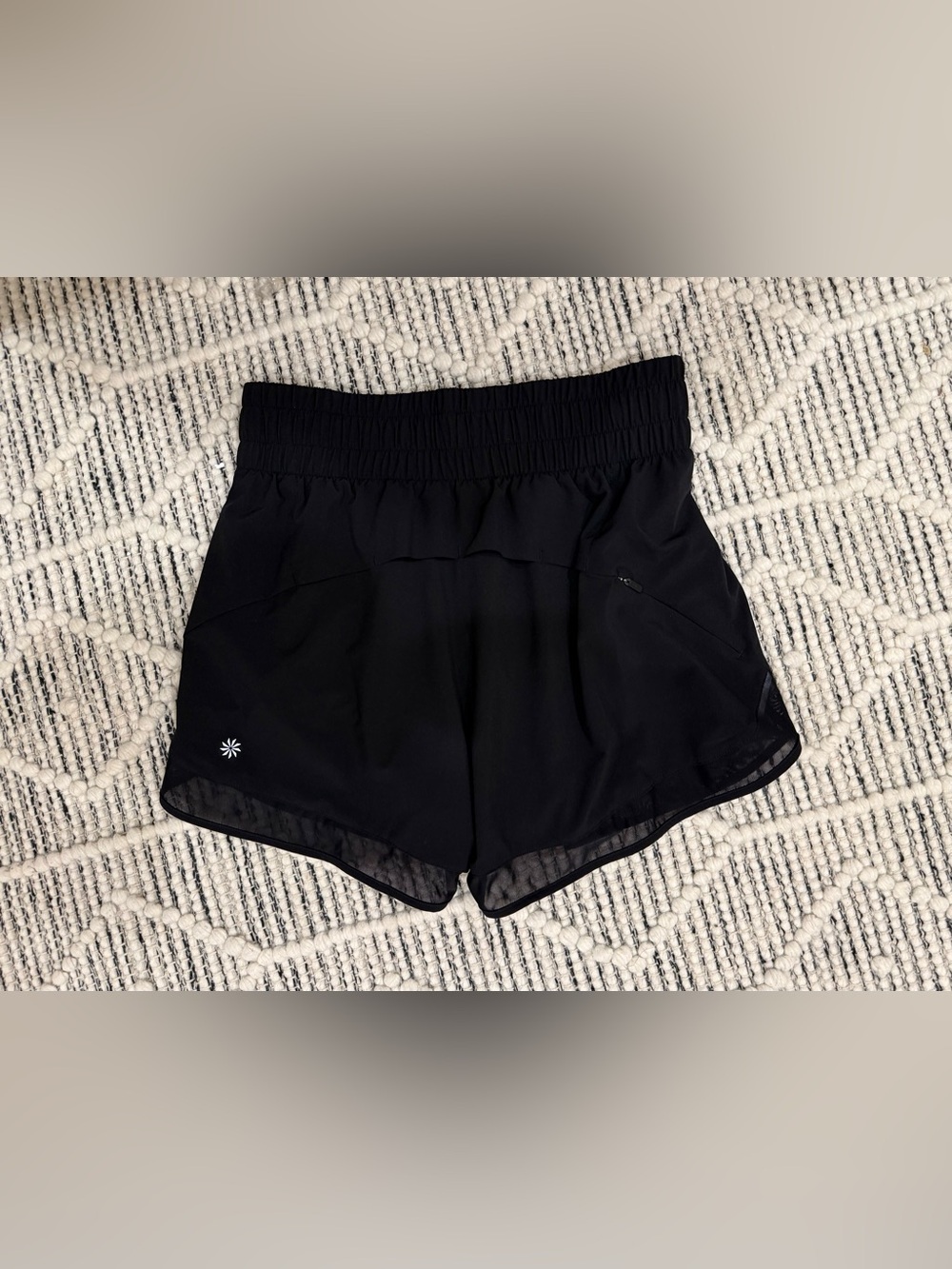 Athleta Mesh Racer Run High Rise 3" Short - Picture 7 of 8
